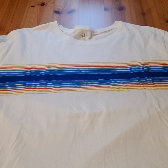 GAP Shirts Mens Striped Gap Short Sleeve Tee Poshmark